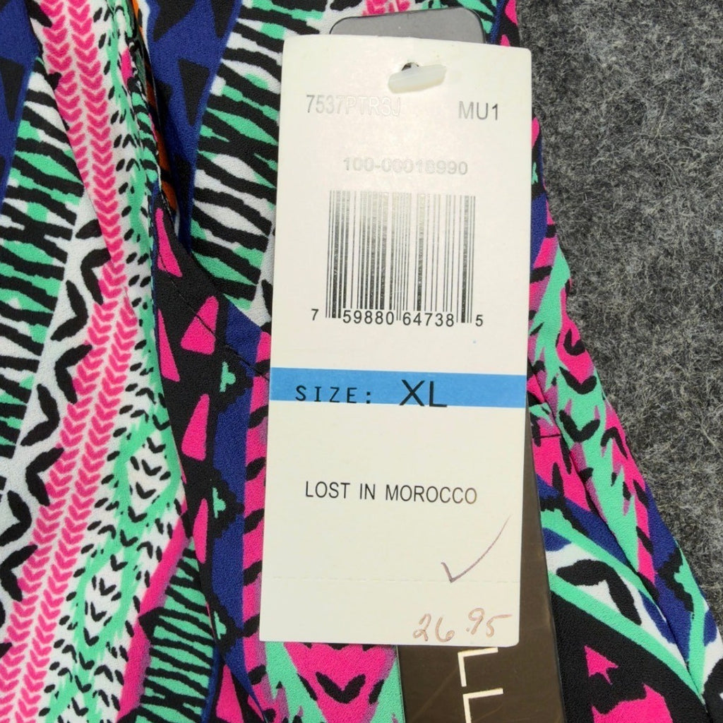 My Michelle Modern Tribal Print Shorts Juniors XL Multi Polyester NWT