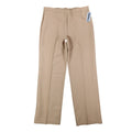 Donnkenny Pants Mens 32 Vintage 80s Tan Stretch Elastic Waist Made in USA 2701