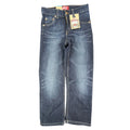 Levi's Modern 514 Slim Straight Jeans Boys 7X Regular Dark Sky Blue Denim NWT