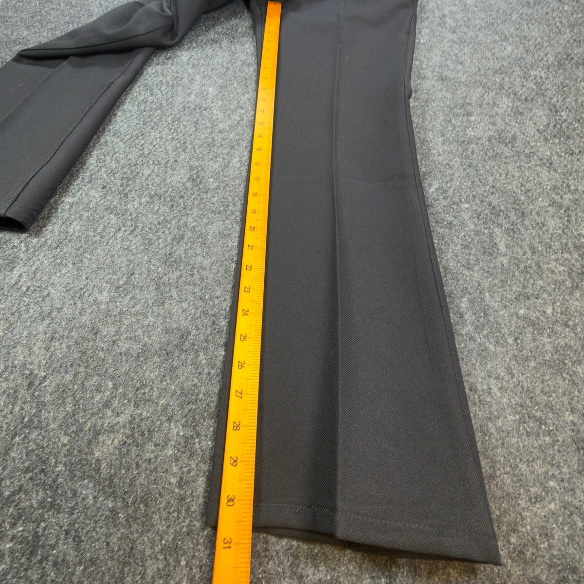 Wrangler Mens Y2K Wrancher Bootcut Dress Pants 34x30 Black Polyester NWT 82BK