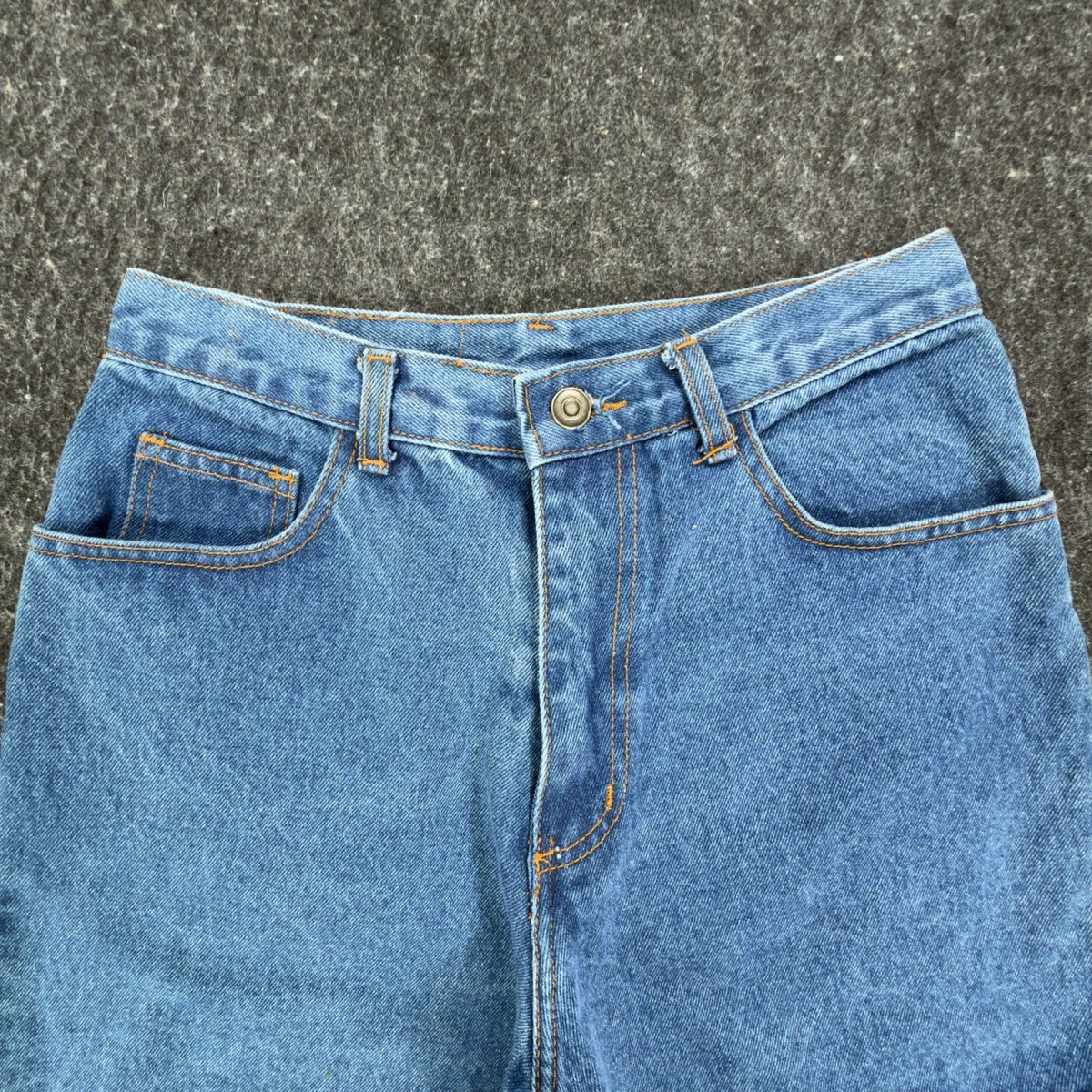 Boom Boom Vintage 90s Denim Shorts Womens 11/12 Blue Cotton NWT Made in USA - take2supply