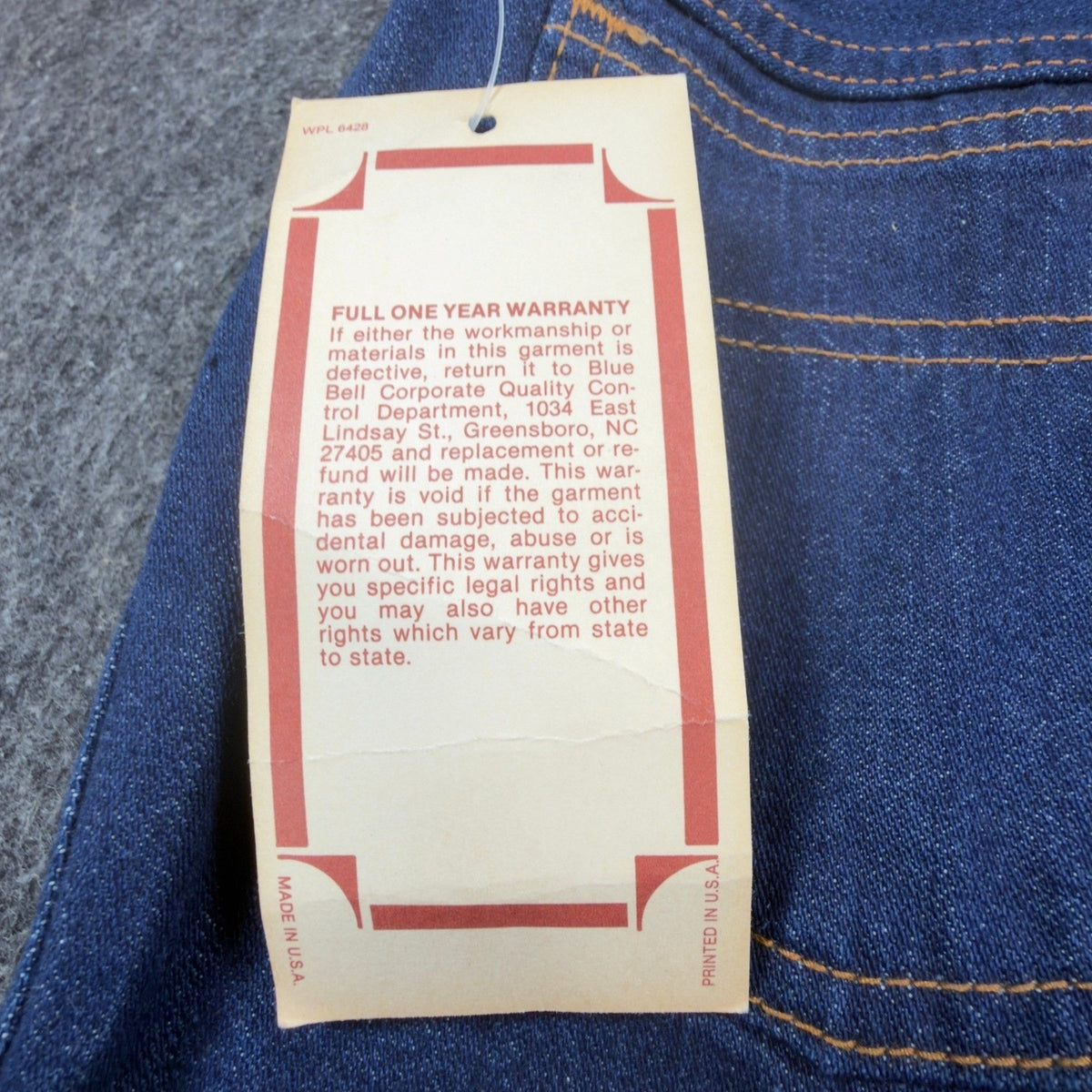 Maverick Vintage 70s Flare Jeans Women 8 Blue Cotton Denim NWT Made in USA