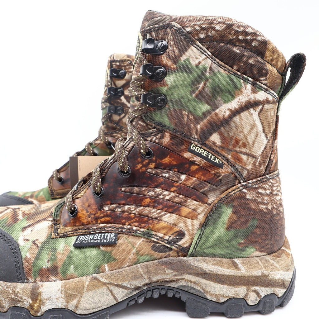 Irish Setter Boots Mens Size 9 D Shadow Trek Gore-Tex Camo Hunting 3858 NIB - take2supply