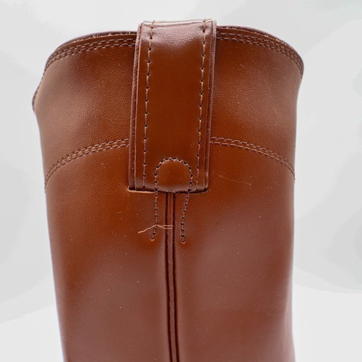 Vintage Justin Diamond J 3802M Tan Brown Leather Roper Boots Men's 11E NWT Deadstock