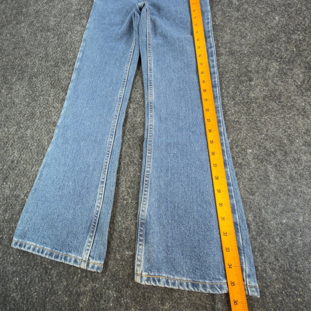 Levi's 517 Flare Jeans Girls 10 Slim Blue Cotton Slim Fit Vintage Y2K New - take2supply
