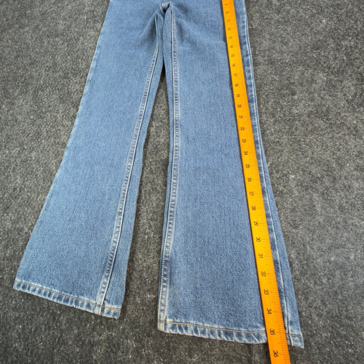 Levi's 517 Flare Jeans Girls 10 Slim Blue Cotton Slim Fit Vintage Y2K New - take2supply