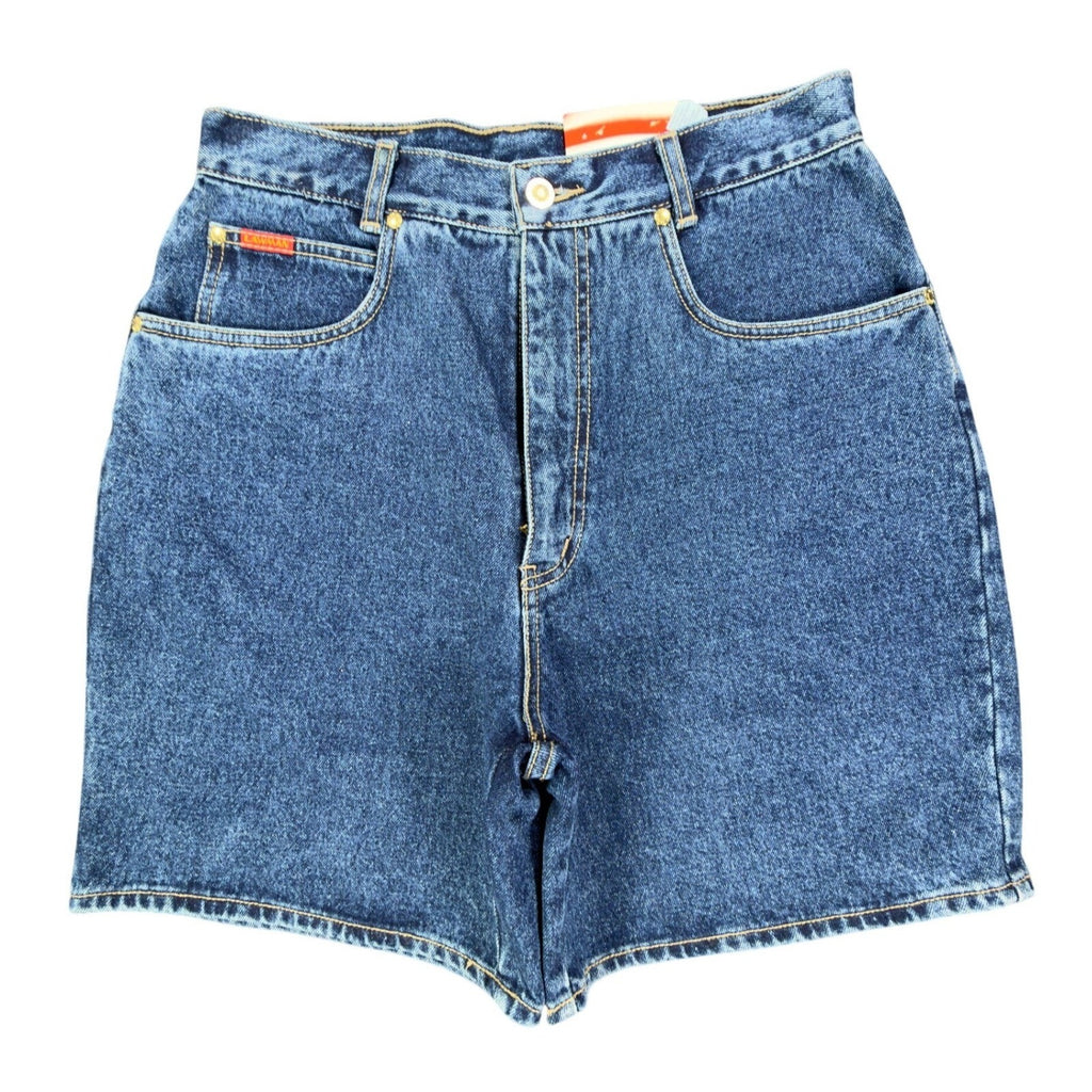 Lawman 90s Vintage High Rise Denim Shorts Womens 11/12 Blue NWT VERA YR77 - take2supply