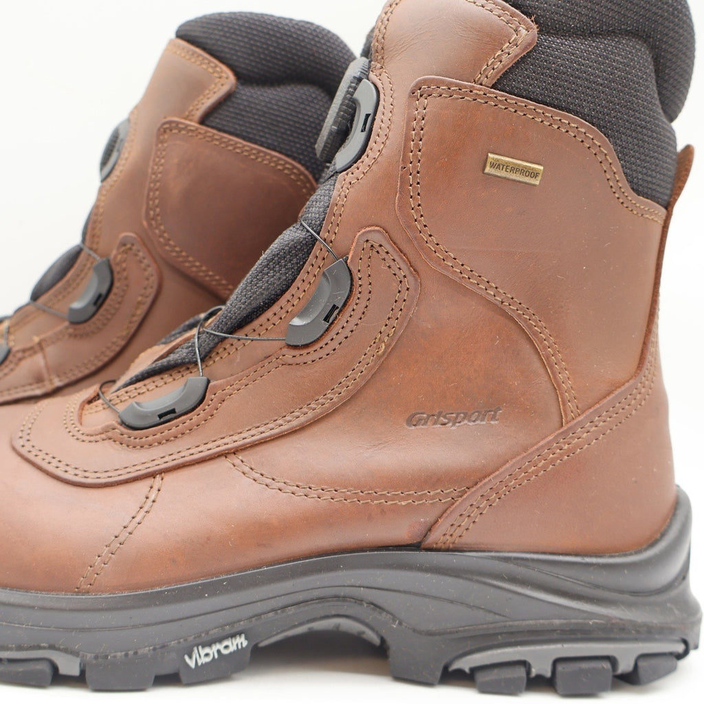 Grisport BOA Constructor Safety Boots Men 11 Brown Leather Waterproof 74693CD11K