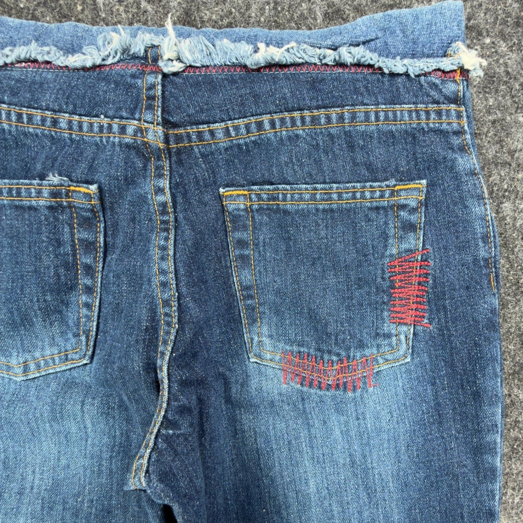 Hollywood Y2K Jeans Women 26 Blue Cotton Deadstock New With Tags - take2supply