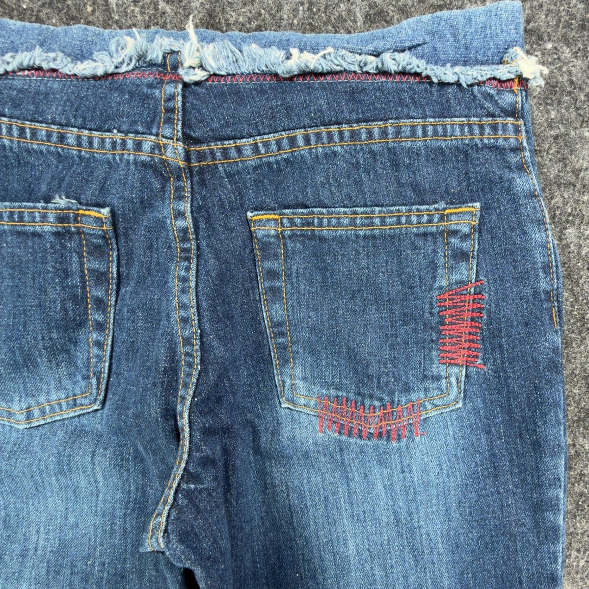 Hollywood Y2K Jeans Women 26 Blue Cotton Deadstock New With Tags - take2supply