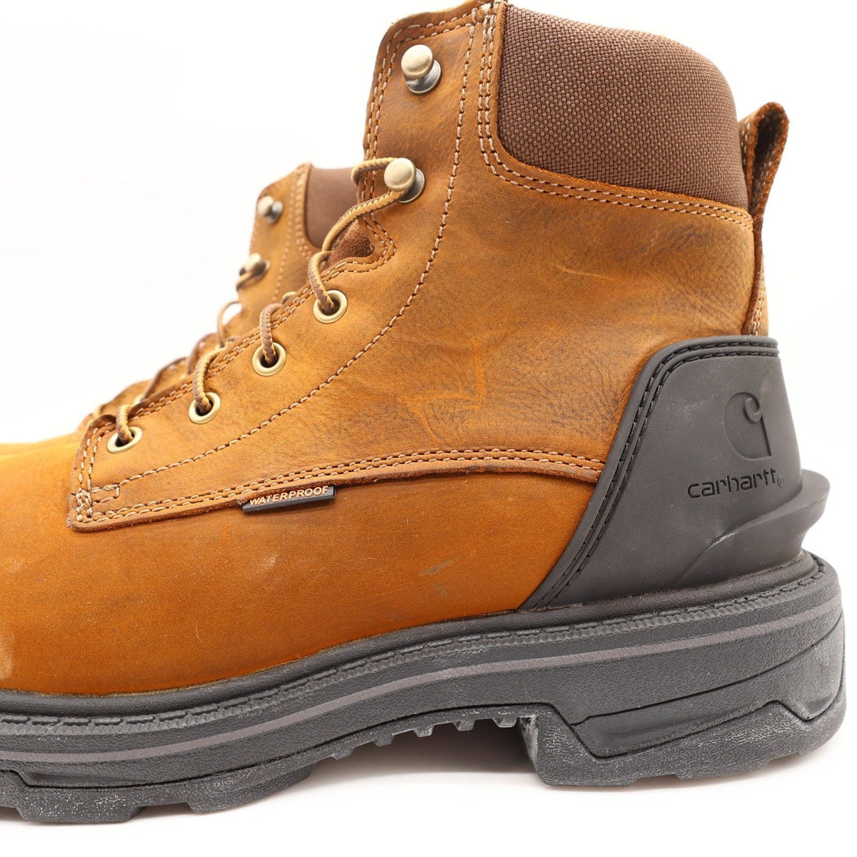 Carhartt Modern Ironwood Alloy Toe Work Boot Mens 10.5 Brown Leather New - take2supply