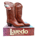 Laredo Vintage 900 Western Boots Women 10 B Brown Lizard Print NWT Deadstock - take2supply
