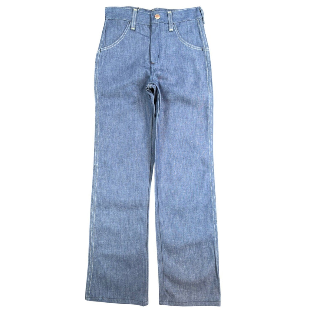 Vintage Young Maverick Western Jeans Kids 7 Regular Blue Denim USA NWT