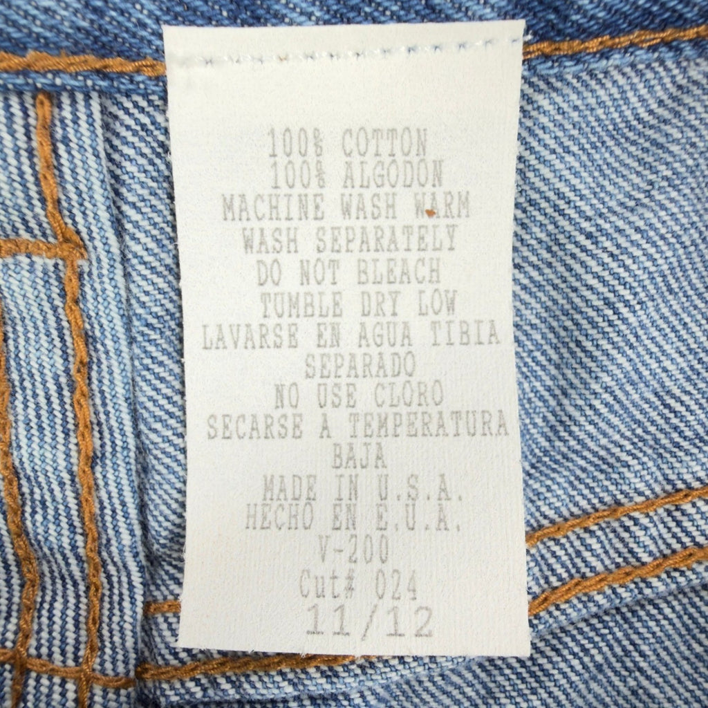 Boom Boom Vintage 90s Denim Shorts Womens 11/12 Blue Cotton NWT Made in USA - take2supply