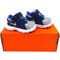 Nike Revolution 2 TDV Toddler 2C Wolf Grey Lyon Blue Mesh Running Shoes 2014 555084-018