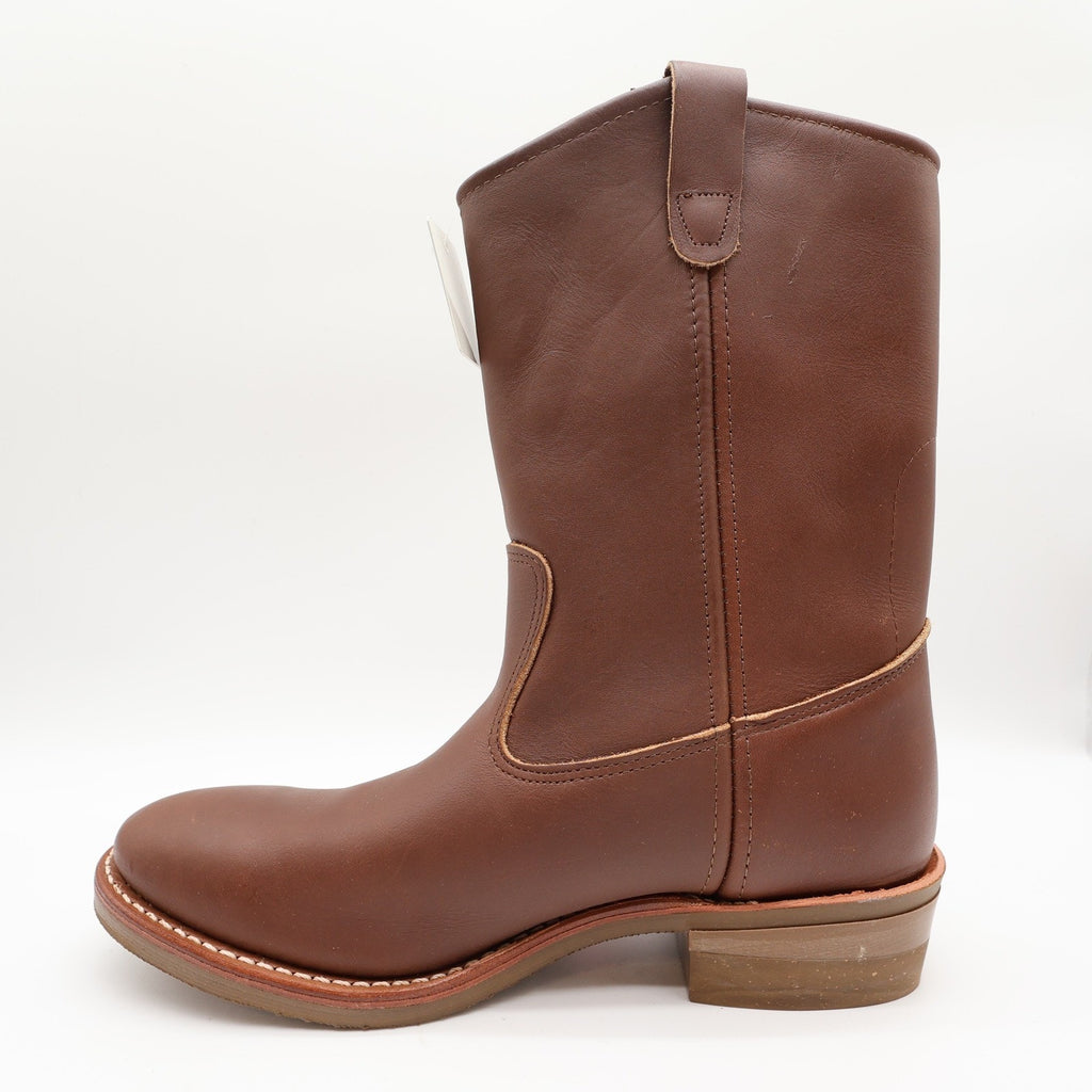 Double-H 2555 Ranch Wellington Brown Leather Work Boots Men's 9.5D USA NWT