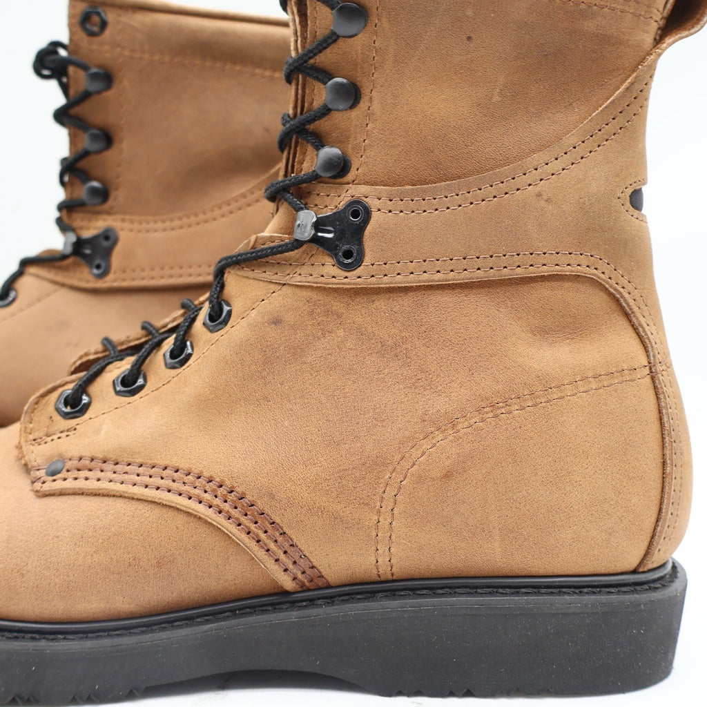 Carolina Work Boots Mens 11 D Vintage Brown Leather 4Comfort Made in USA 839 - take2supply