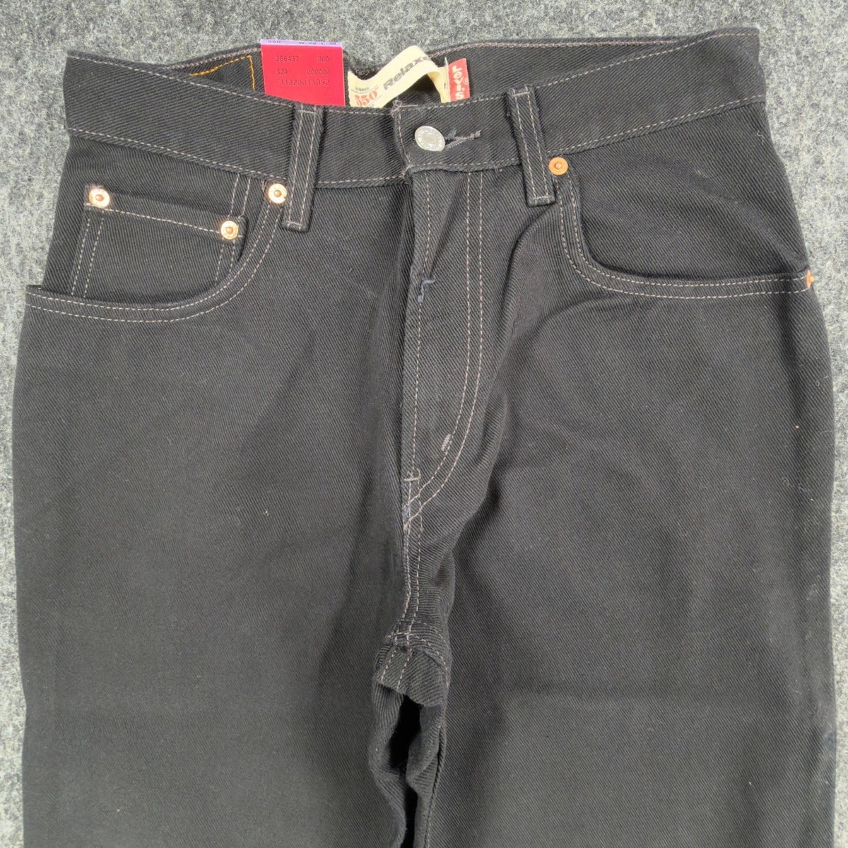 Levi's Y2K 550 Student Relaxed Fit Jeans Men 29x30 Black Denim NWT Deadstock