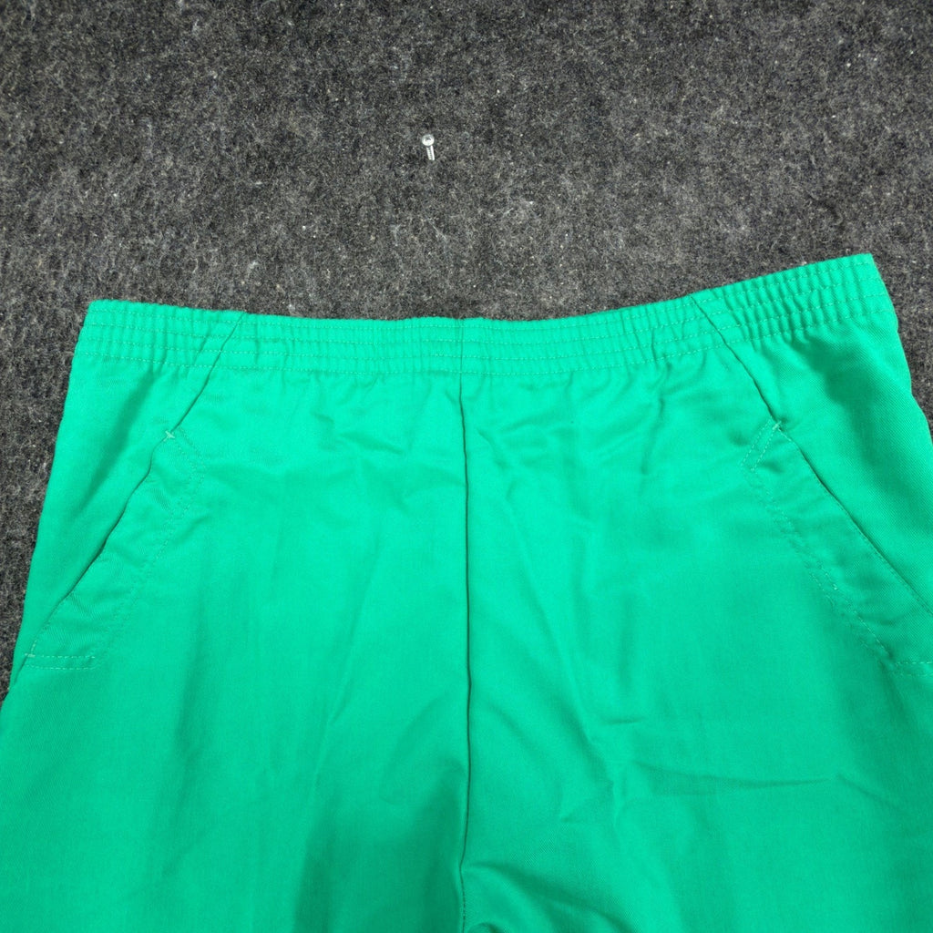Levi's Vintage 80s Shorts Girls 14 Green Cotton Blend Deadstock NWT USA Made - take2supply
