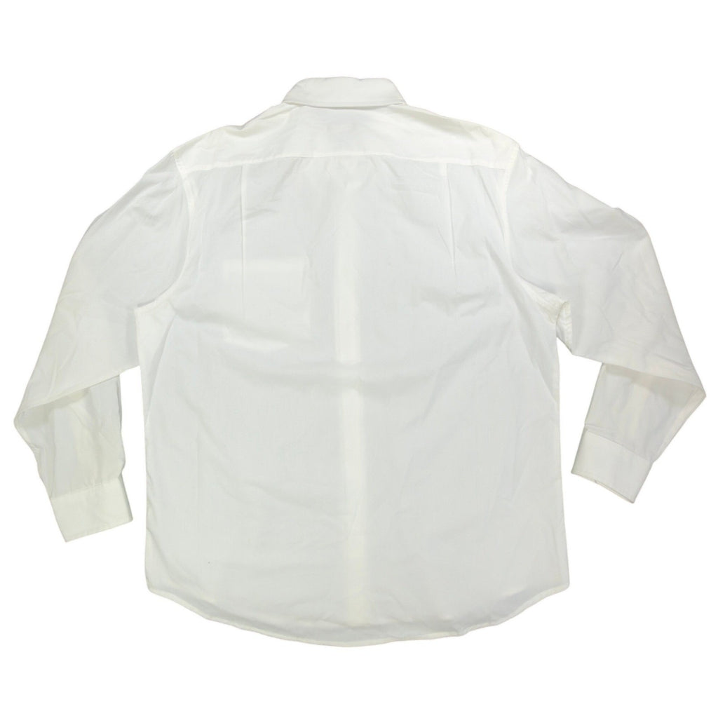 IZOD Basix Button Down Shirt Mens Large White Cotton NWT