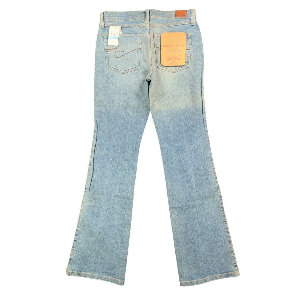 Tommy Jeans Jill Jean Womens 5R Y2K Light Wash Denim Bootcut Flare NWT - take2supply