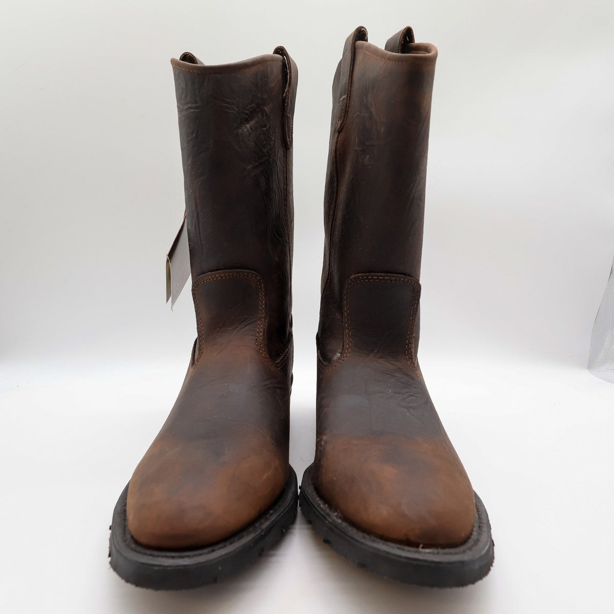 Double H Boondocker Work Boots Mens 9 EE Brown Leather NEW 2520 AeroGlide 7