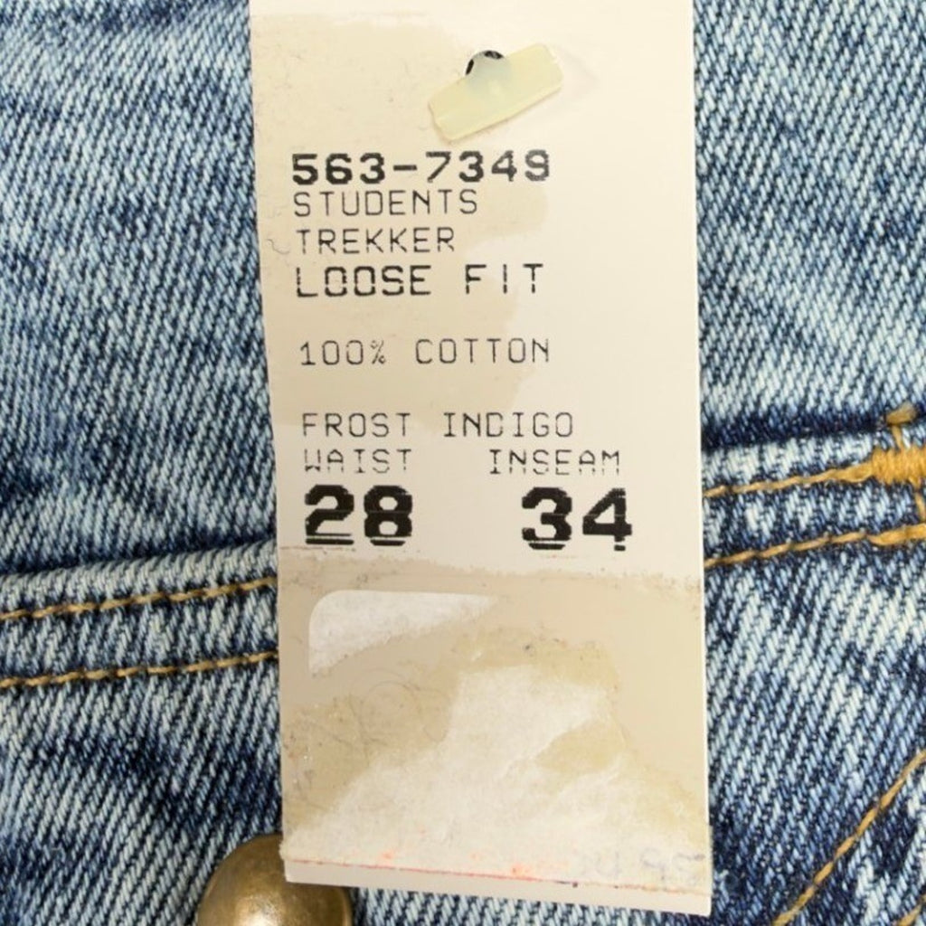 Lee Vintage 90s Air Gear Trekker Jeans Mens 28x34 Frost Indigo NWT New