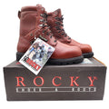 Rocky 6224 Steel Toe Ranger Work Boots Mens 9.5 Brown Leather GORE-TEX NIB