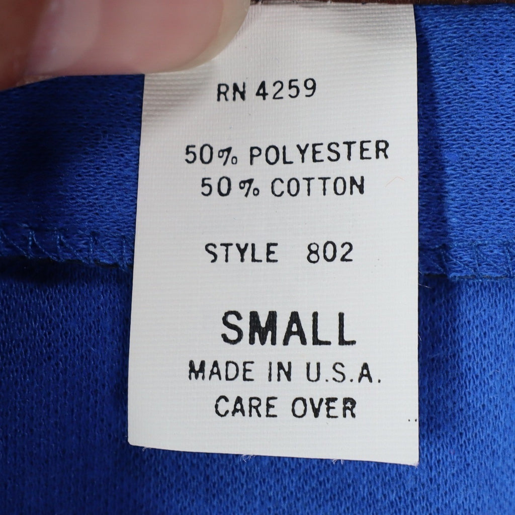 Vintage 1980s Tumbleweeds Blue Raglan Polo Shirt Women’s Small USA Deadstock