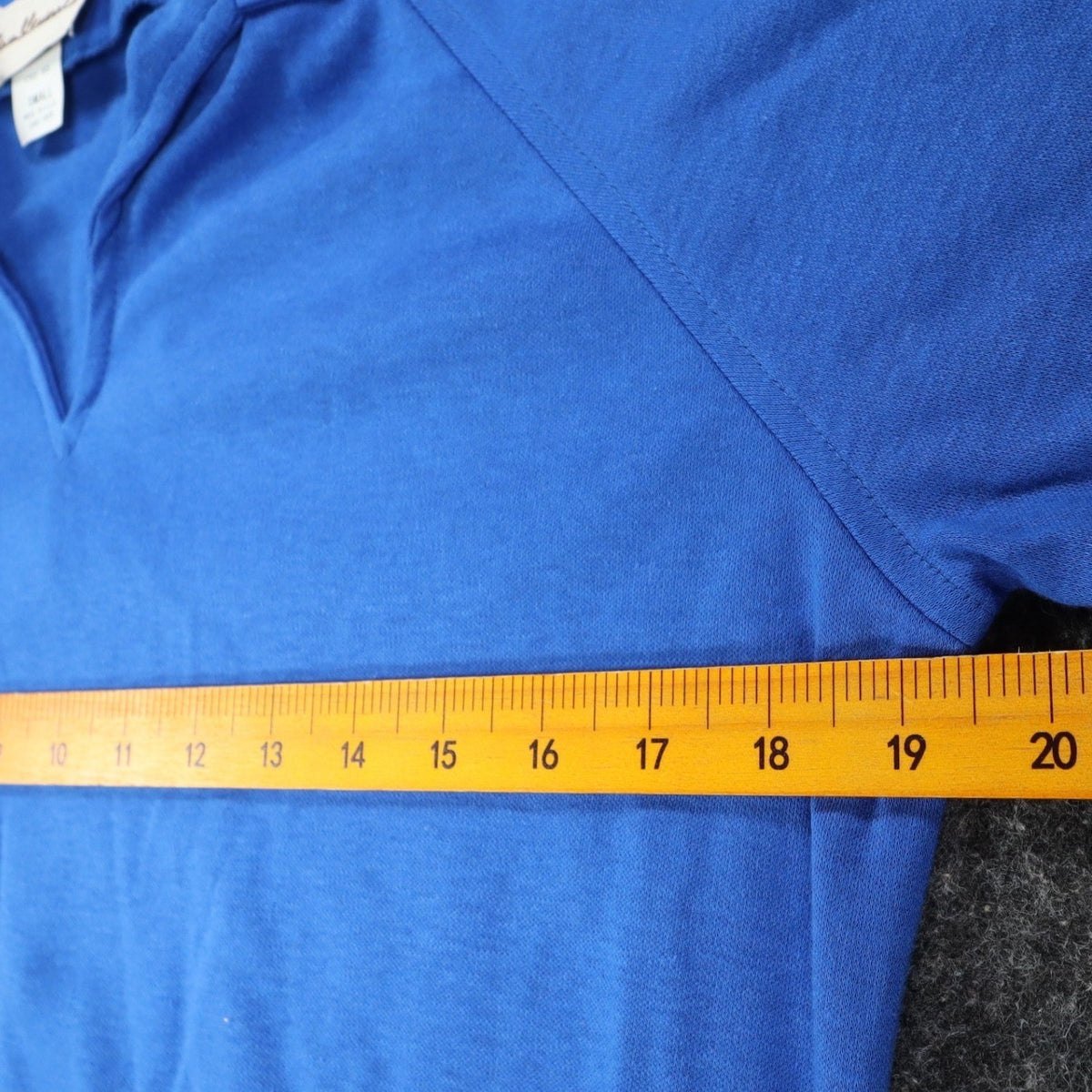 Vintage 1980s Tumbleweeds Blue Raglan Polo Shirt Women’s Small USA Deadstock
