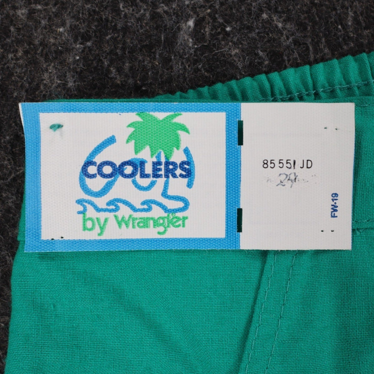 Coolers by Wrangler Vintage 90s Mens Green Cotton Shorts New With Tags Size 29