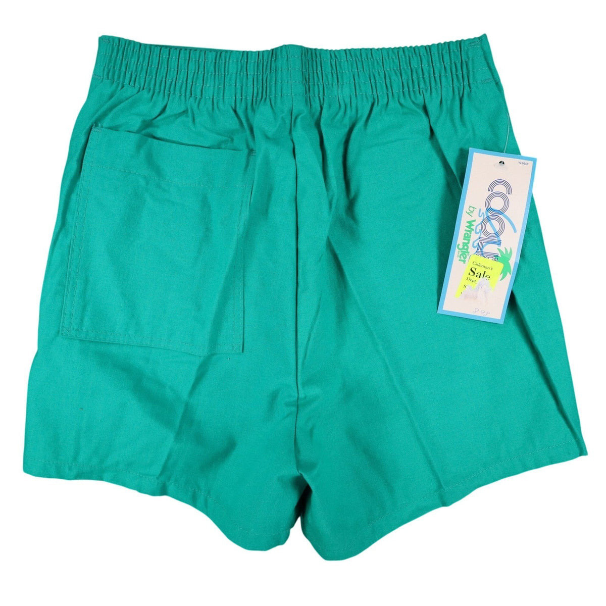 Coolers by Wrangler Vintage 90s Mens Green Cotton Shorts New With Tags Size 29