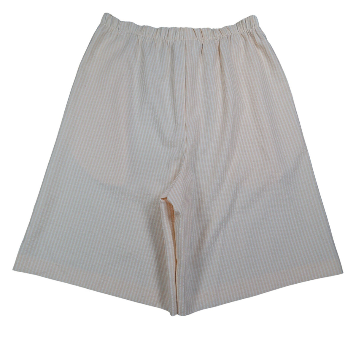 Lucia Vintage 90s Peach Striped Seersucker Shorts New With Tags Size Small