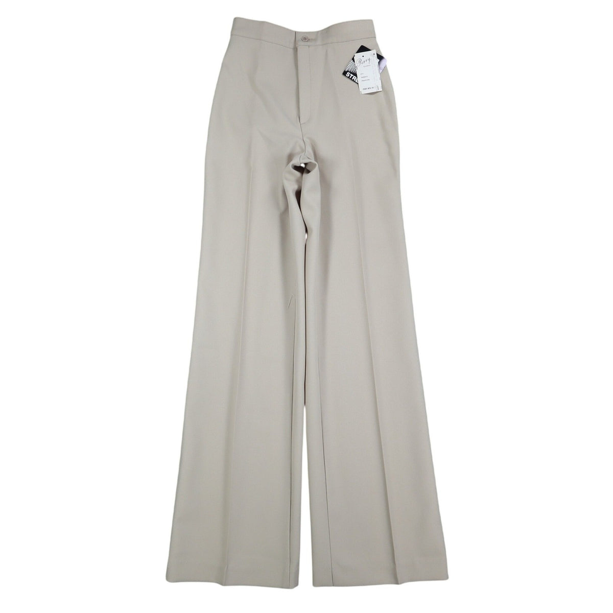 Perry Classics Vintage 70s-80s Tan Wide Leg Trousers New With Tags Size 10