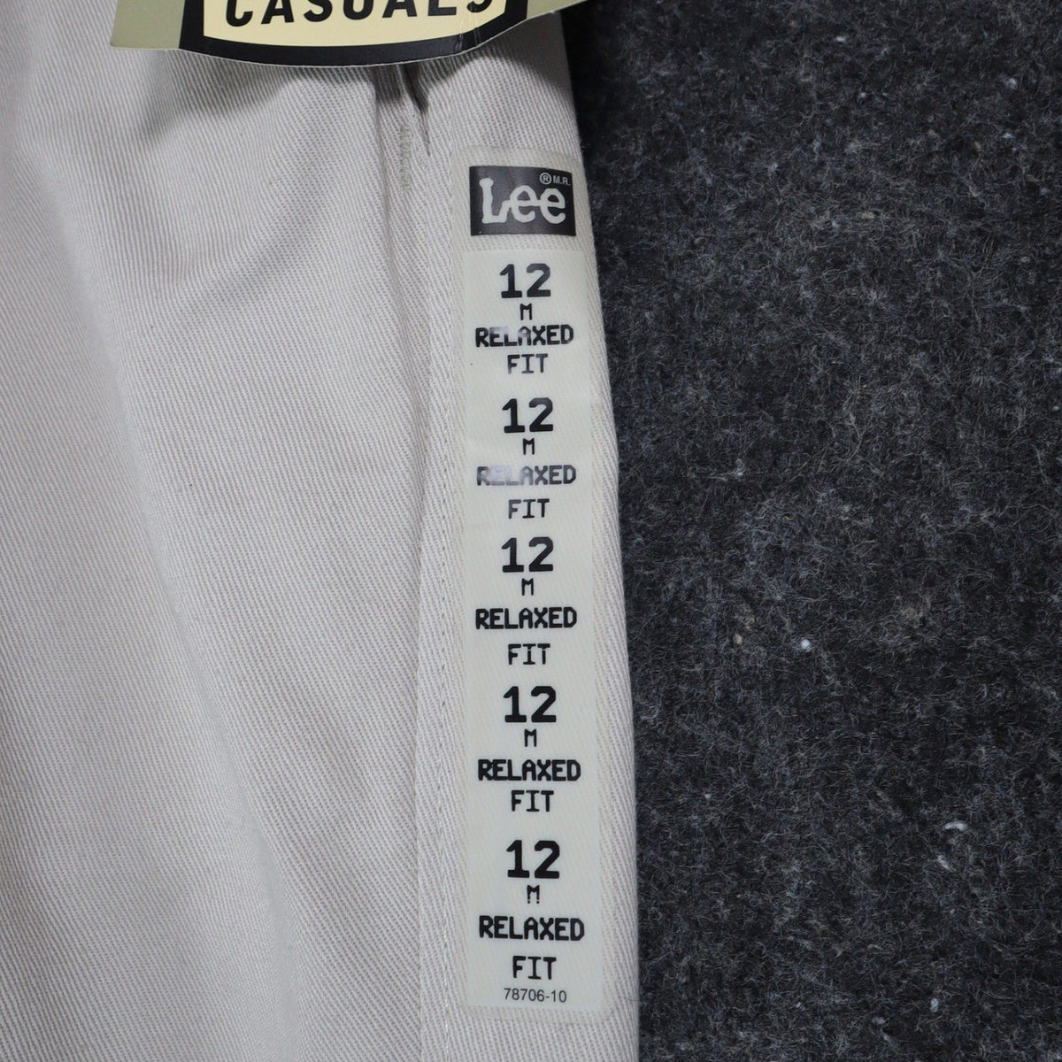 Lee Casuals Womens Vintage 90s Khaki Double Pleat Wrinkle Free Trousers 12 M