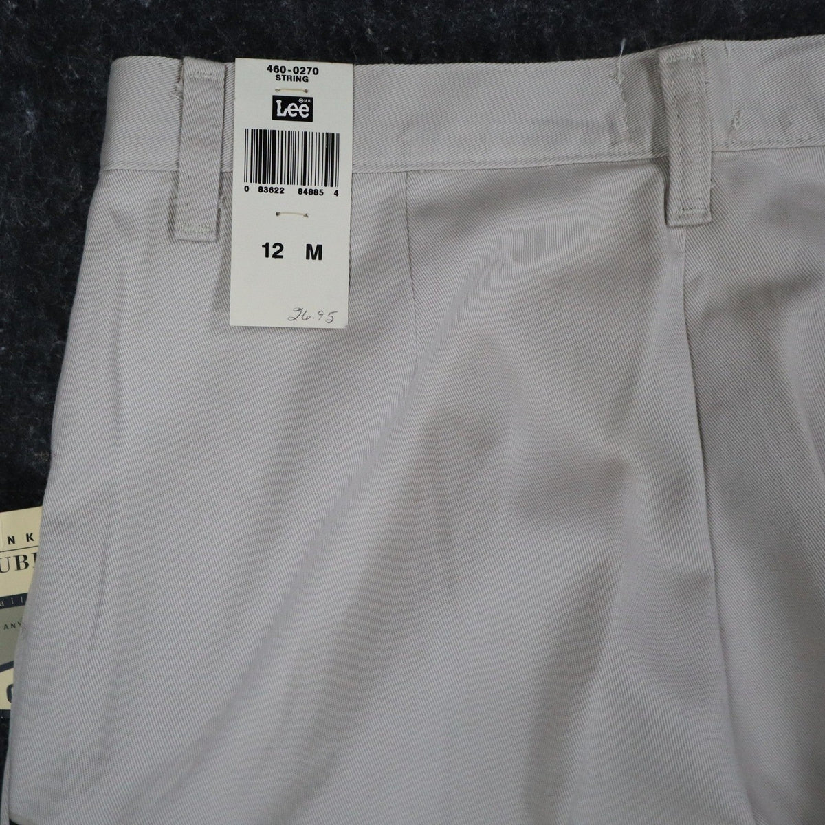 Lee Casuals Womens Vintage 90s Khaki Double Pleat Wrinkle Free Trousers 12 M