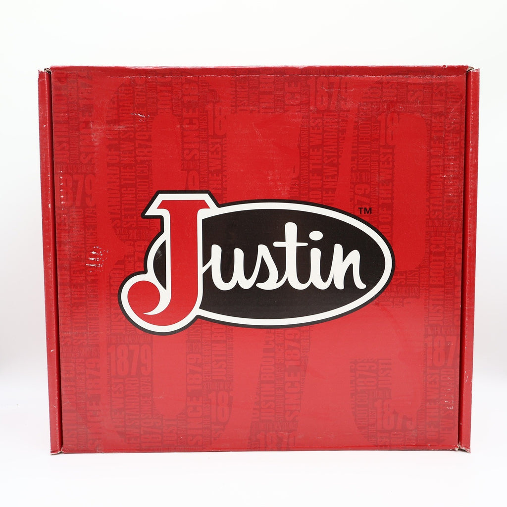 Justin Conductor 4765 Briar Steel Toe Pull-On Work Boots New With Tags Size 13 D