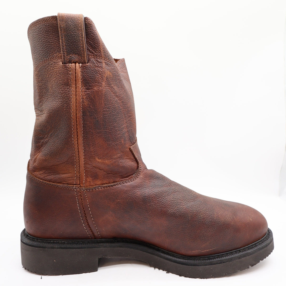 Justin Conductor 4765 Briar Steel Toe Pull-On Work Boots New With Tags Size 13 D