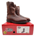 Justin Conductor 4765 Briar Steel Toe Pull-On Work Boots New With Tags Size 13 D