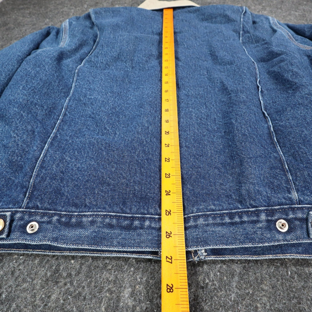 Dickies Blue Quilted Lined Denim Jacket Men’s Large Corduroy Collar NWT W735042