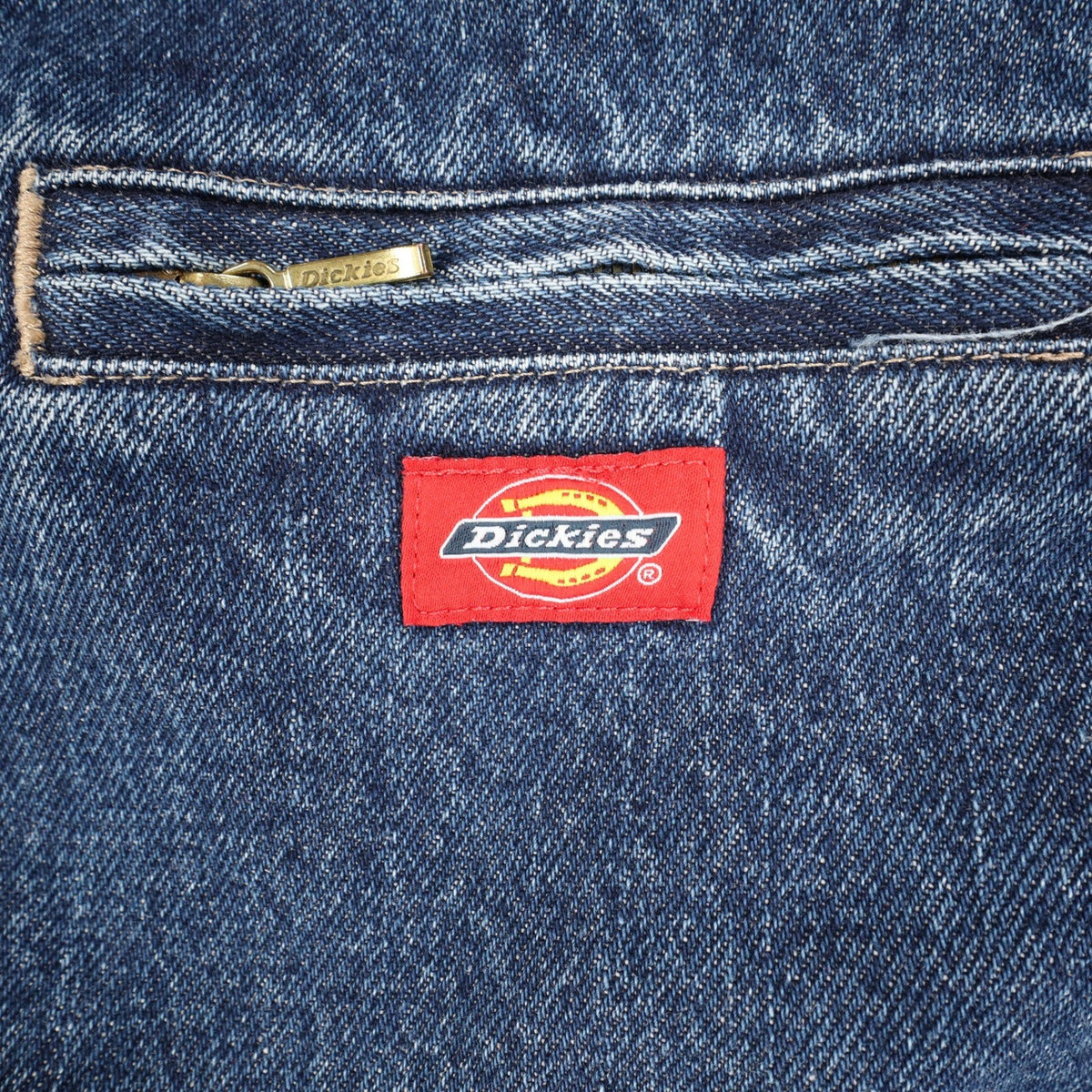 Dickies Blue Quilted Lined Denim Jacket Men’s Large Corduroy Collar NWT W735042