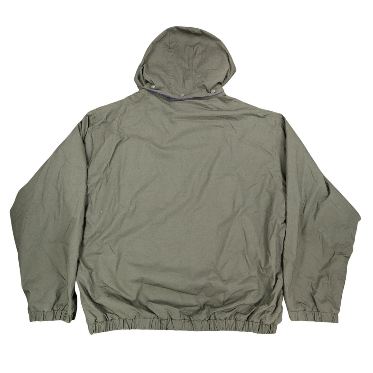 Vintage 1990s Boulevard by BLOCK Olive Green Purple Hooded Cotton Jacket Men’s XL NWT