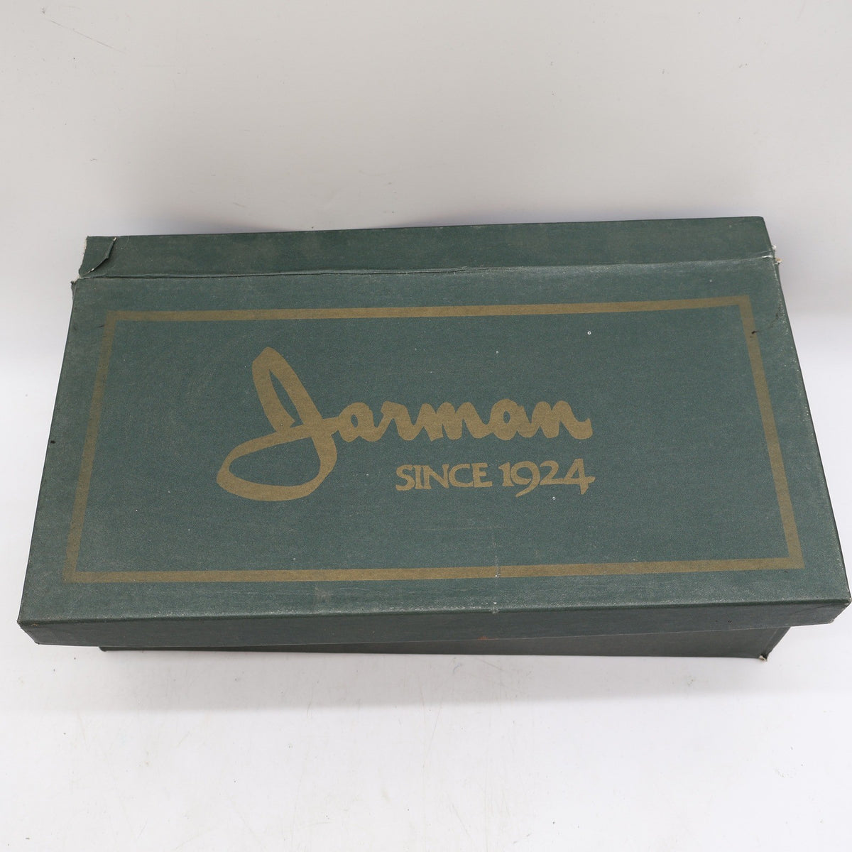 Vintage Jarman Brown Leather Metal Bar Moc Toe Loafers Men’s 10.5M Made in Italy NOS