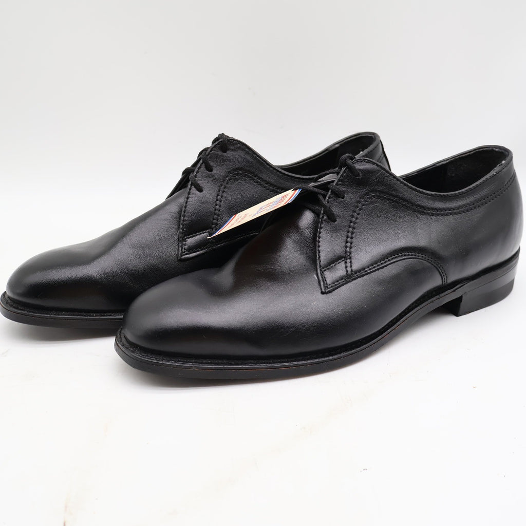 Vintage Barclay Black Leather Oxford Dress Shoes Men’s 10D USA Made Deadstock