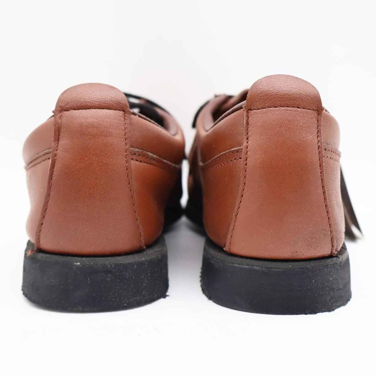 Vintage Walker Casuals Brown Cowhide Leather Moccasin Toe Oxford Shoes Men’s 8M Deadstock
