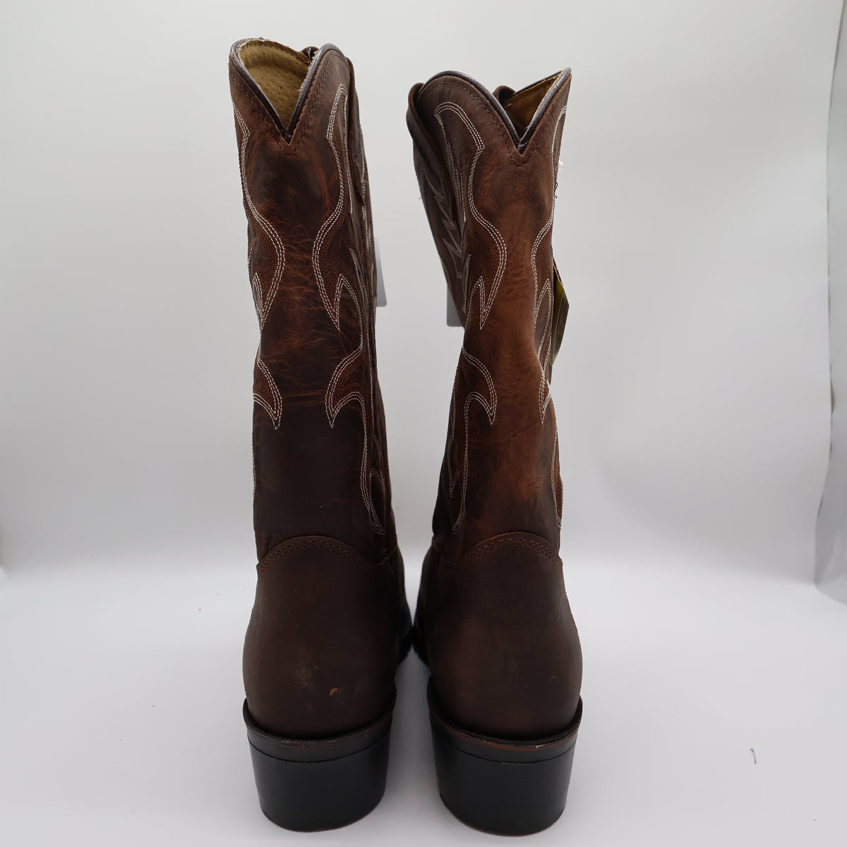 Double H 2282 AG7 Work Western Boots Brown Leather Men's Size 11 2E New