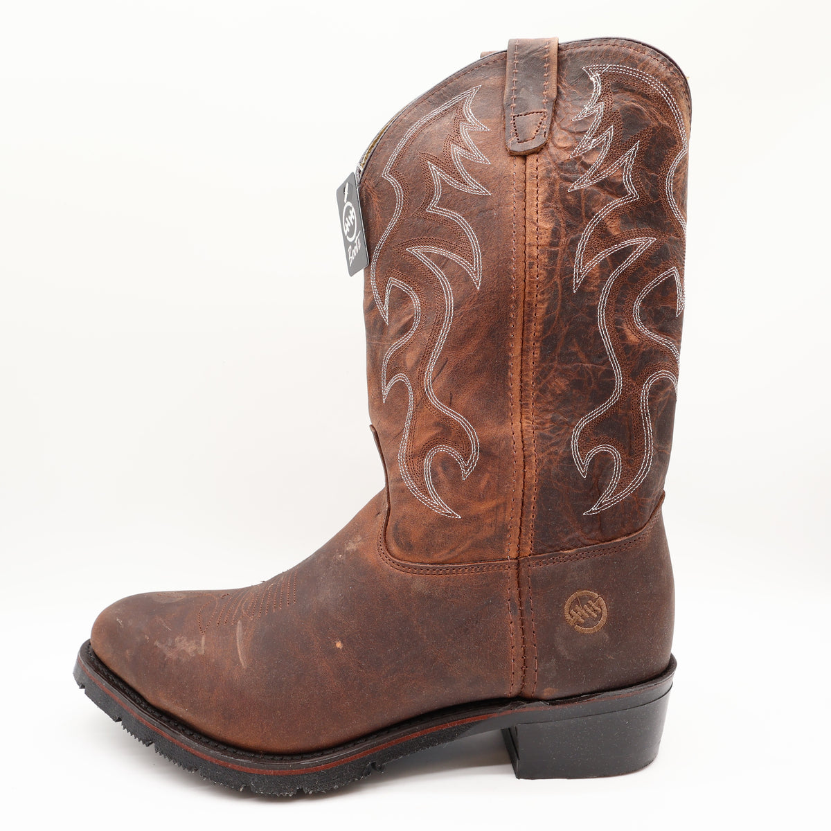Double H 2282 AG7 Work Western Boots Brown Leather Men's Size 11 2E New