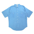 Levis Vintage 80s Diamond Label Shirt Mens L Blue Cotton Button Down NWT