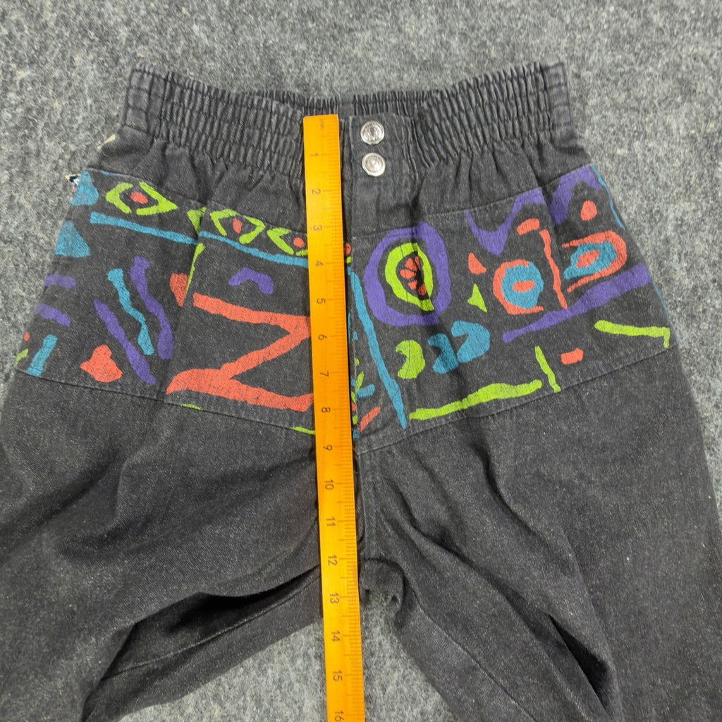 Levis Vintage 90s SilverTab Shorts Mens Small Black Abstract Print NWT Deadstock - take2supply
