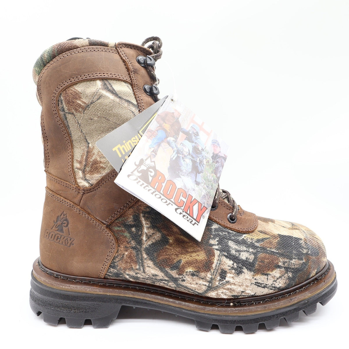 Rocky 9" CornStalker GTX Hunting Boots Mens 9W Camo Leather NWT